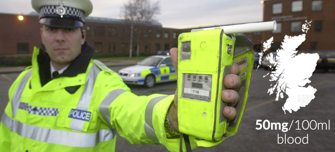 Drink Driving: Did you know Scotland has a lower legal limit?