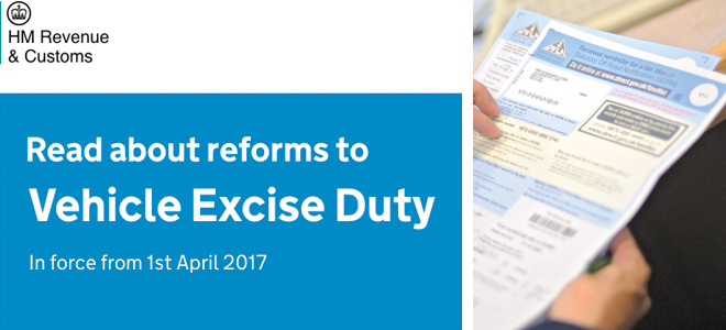 Road Tax Reform: new prices from 1st April 2017