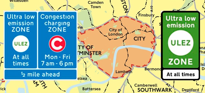 London Drivers – Get Ready for the ULEZ Starting 8th April 2019