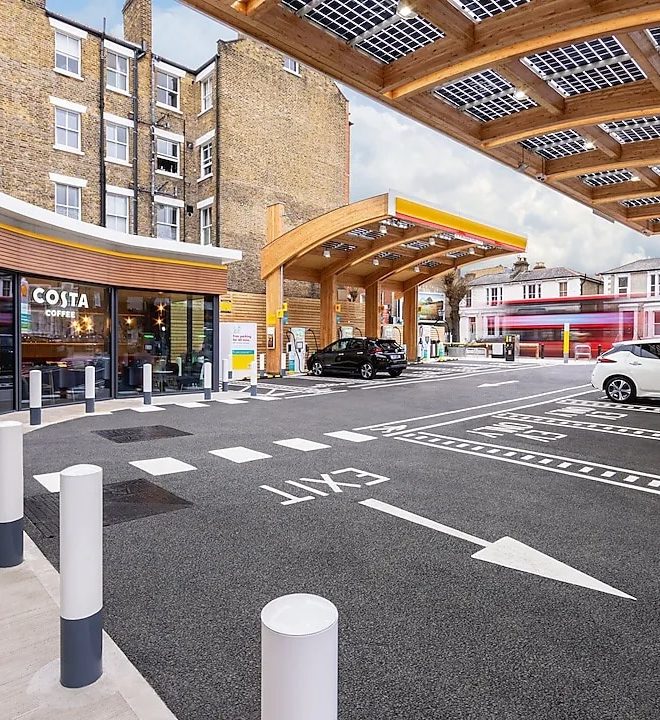Shell Builds UK EV Charge Hub in London